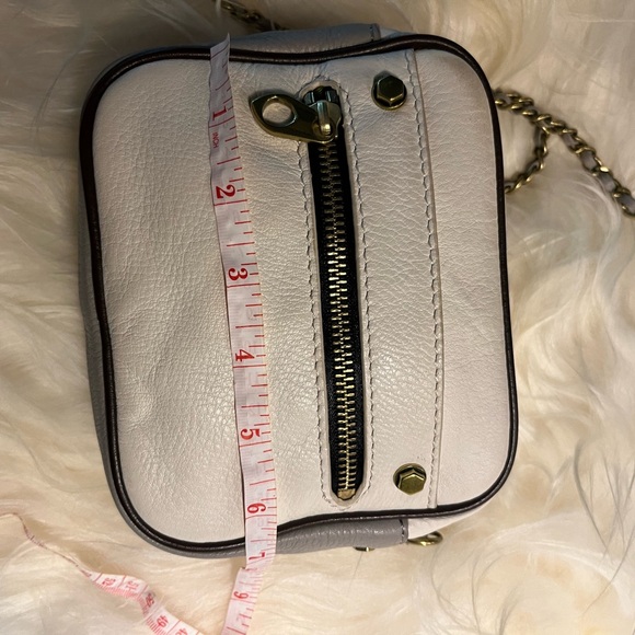 OrYANY Tailor color block cross body clutch. Grey/white - Picture 5 of 8